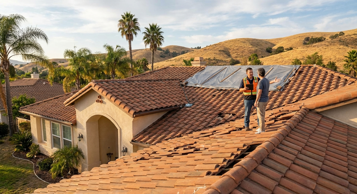 california home insurance roof damage claims - California insurance guide